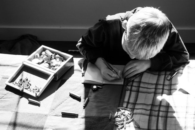 A boy and his treasures-2